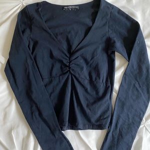 Brandy Melville Navy long sleeve